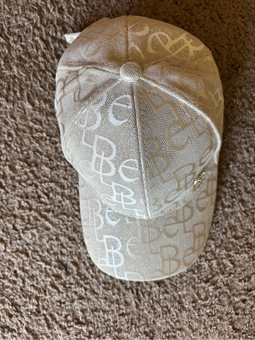 women's jacquard designer baseball cap